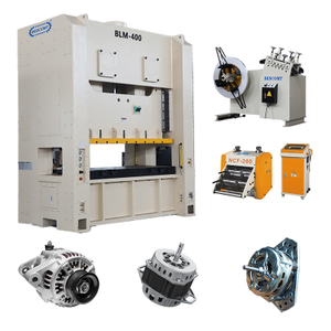 Automatic Motor Cover Stamping Production Line | BLM Pneumatic Press with Decoiler, Feeder & Die