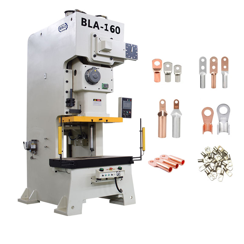 Rail-Mounted Terminal Block Busbar: Automated Assembly Power Press Machine.