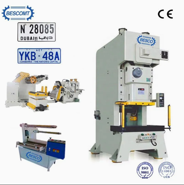 Metal Car License Number Plate Production Line