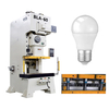 Fully Automatic LED Bulb Cover Assembly Line | Integrated Servo Feeding & Stamping