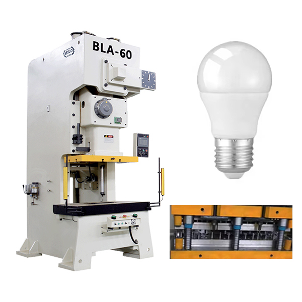 Fully Automatic LED Bulb Cover Assembly Line | Integrated Servo Feeding & Stamping