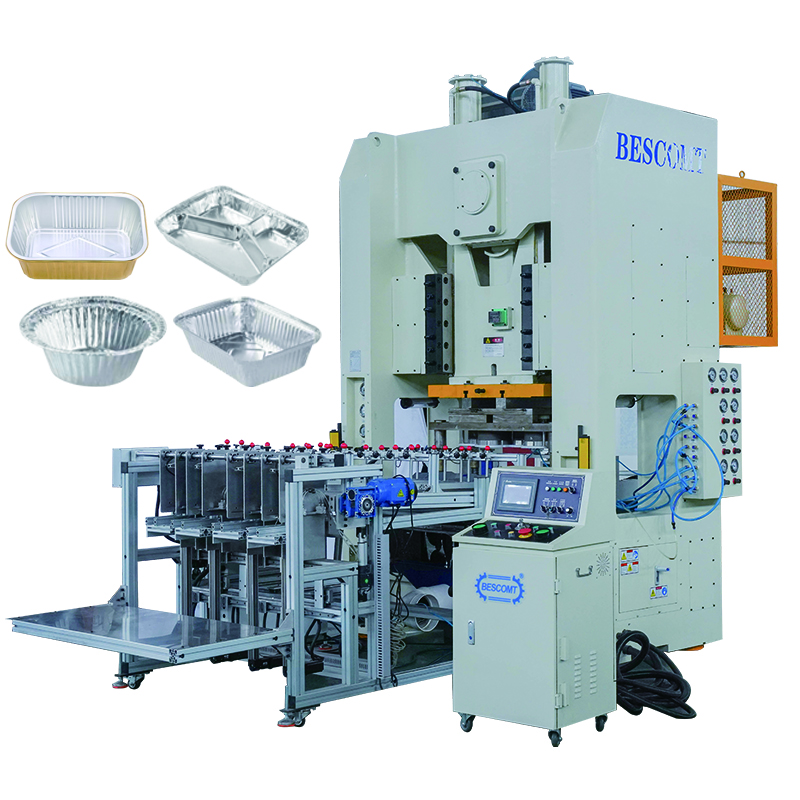 Gantry Aluminum Foil Food Container Making Machine Line