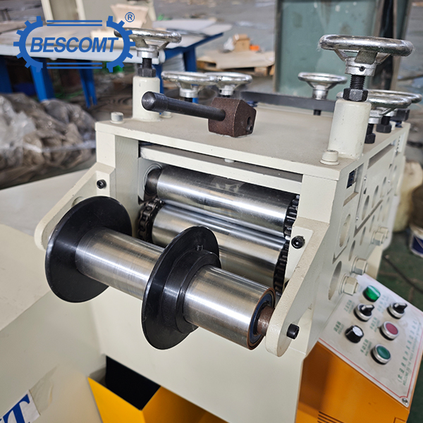 2in1 Heavy Duty Decoiler And Straightener Machine | Metal Coil Leveling & Uncoiling Equipment for Thick Plate Processing
