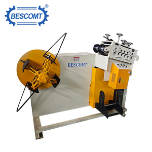 Macchina per svolgitore e piastra per capelli resistente 2 in 1 | Attrezzature per livellare e srotolare bobine metalliche per la lavorazione di lamiere spesse