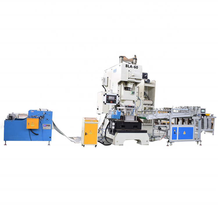 Fully Automatic Aluminum Foil Container Production Line | 45T/63T Press | PLC Controlled | High Speed 40-80 pcs/min | Auto Stacking & Waste Baler