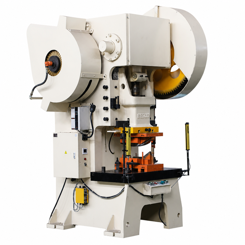 J21 Mechanical Press with Pneumatic Clutch | 63T–200T C-Frame Punch Press Machine for Metal Stamping
