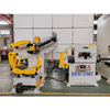 3 in 1 Decoiler Straightener Feeder for Metal Junction Box Stamping Line | High Accuracy &plusmn;0.15mm